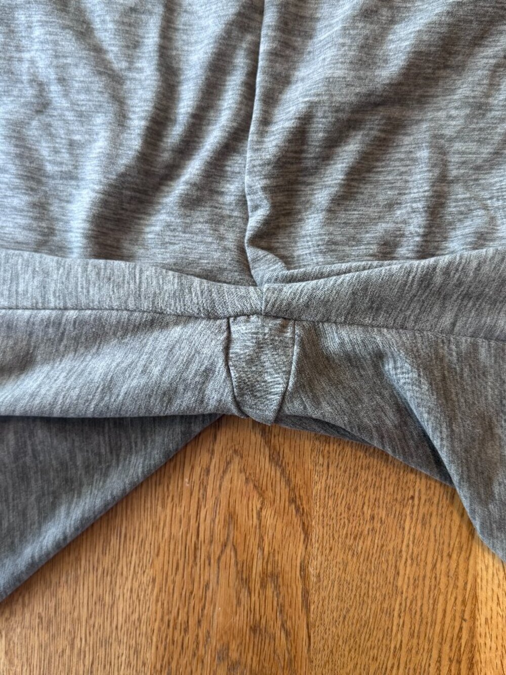 American Eagle Gray Space Dye Biker Shorts Size XL - Picture 2 of 10